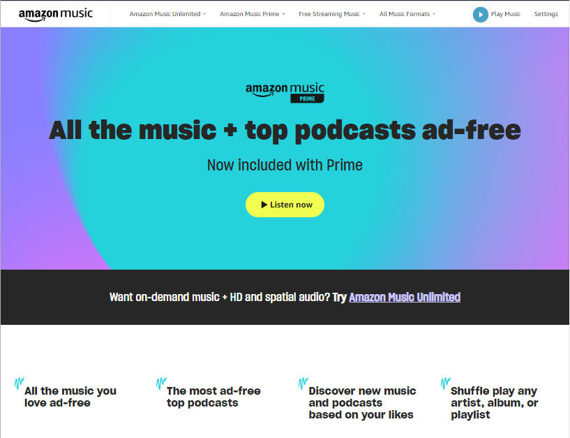 Amazon Music now free to Prime members | SavvySpender.ie