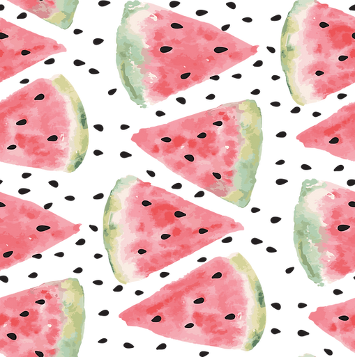 Watercolor Watermelon Print