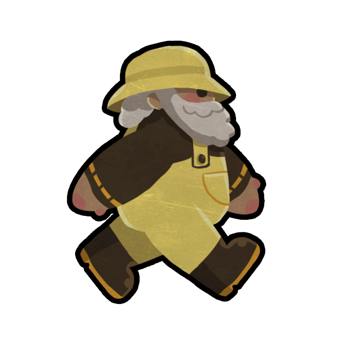 Fisherman Walking Animation