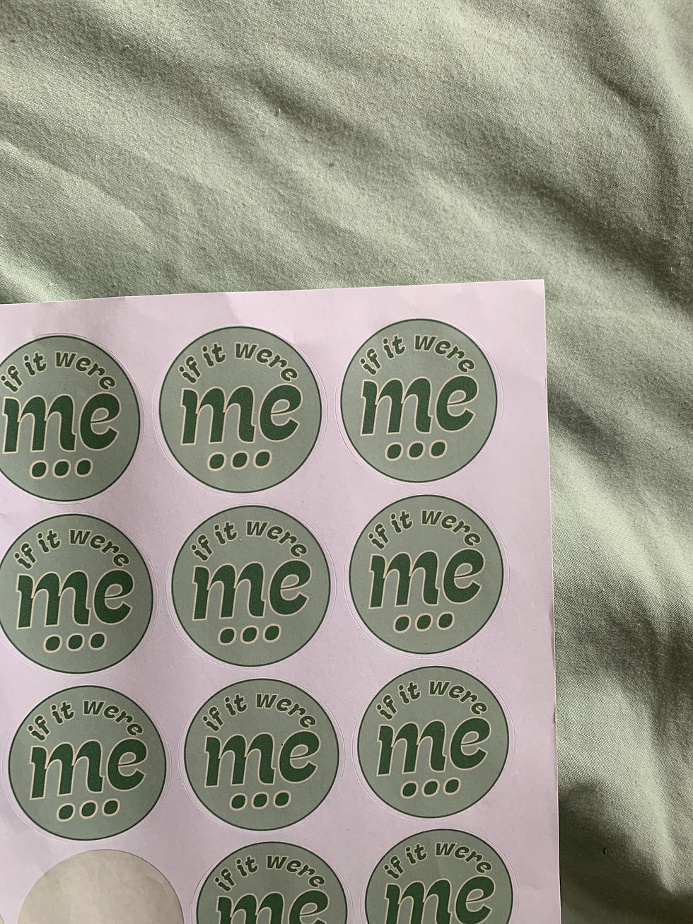 Thumbnail: If It Were Me Stickers