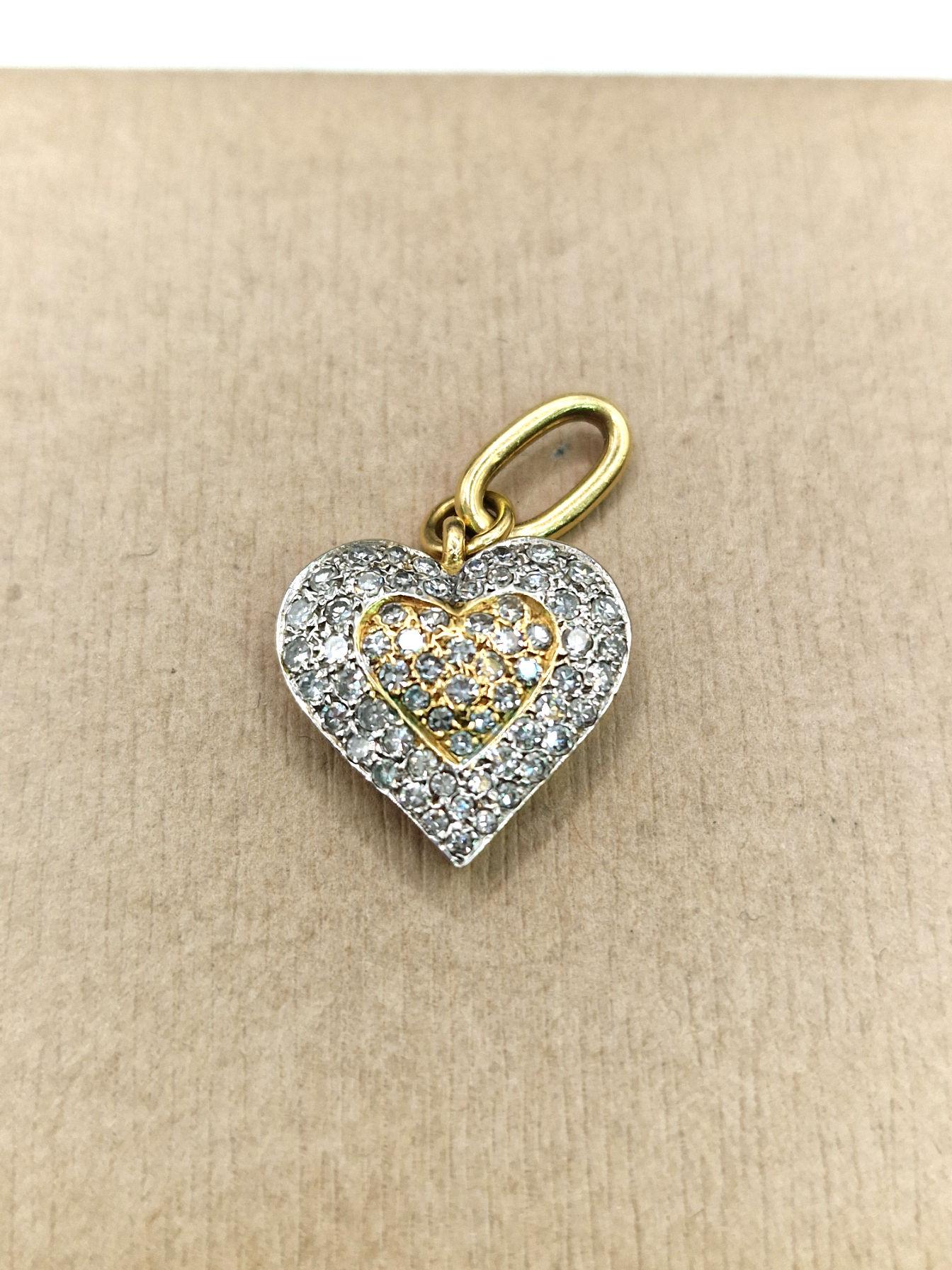 Ciondolo Vintage Cuore 18kt