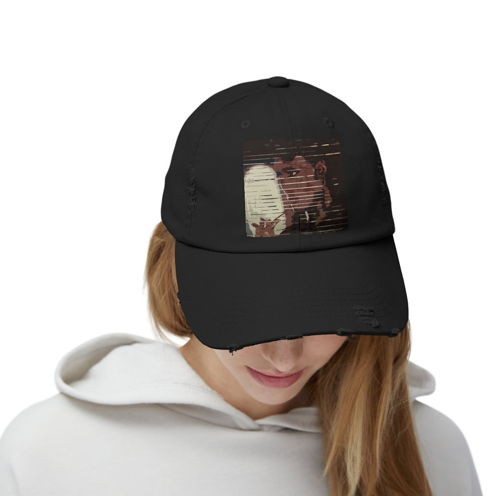 Thumbnail: Unisex Distressed Cap