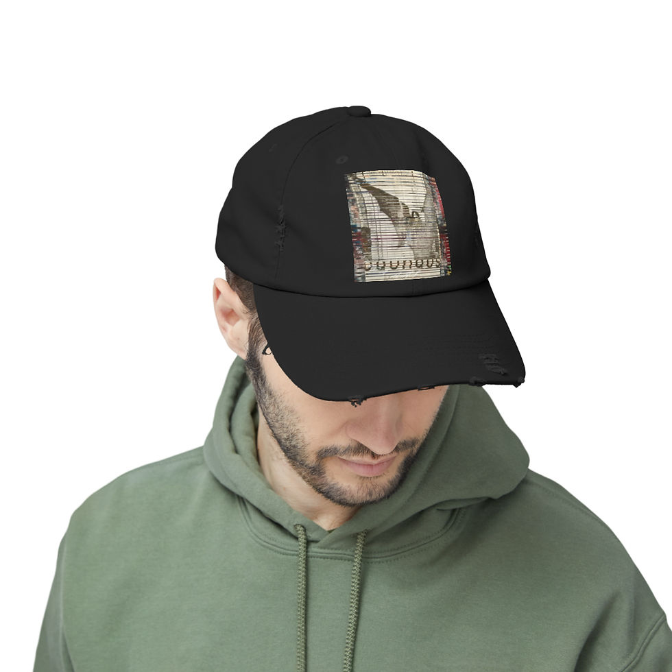 Thumbnail: Unisex Distressed Cap