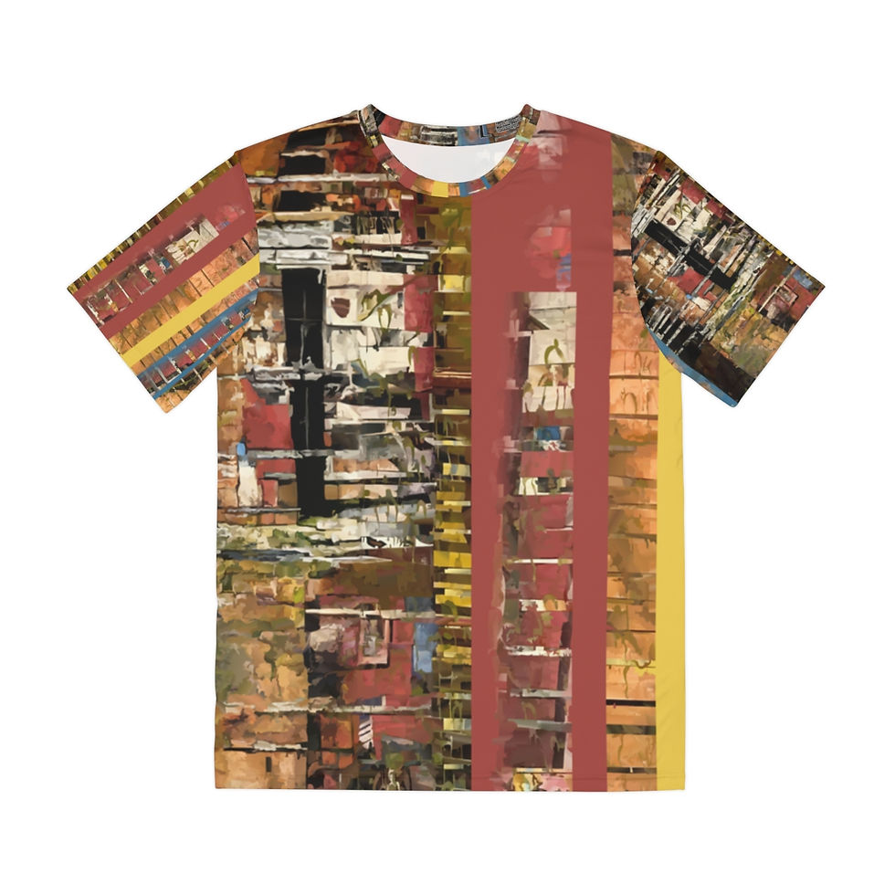 Thumbnail: Men's Polyester Tee (AOP) - "Urban Tapestry"