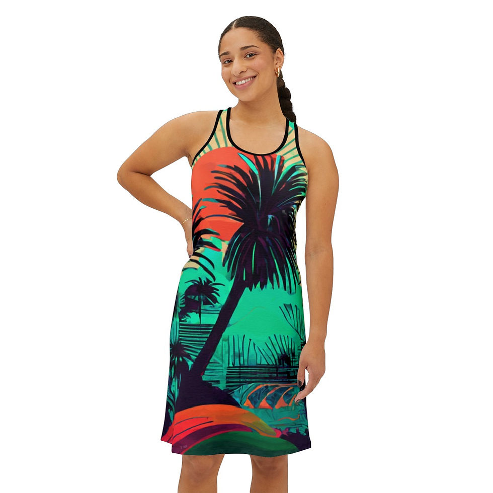 Thumbnail: Women's Racerback Dress (AOP)