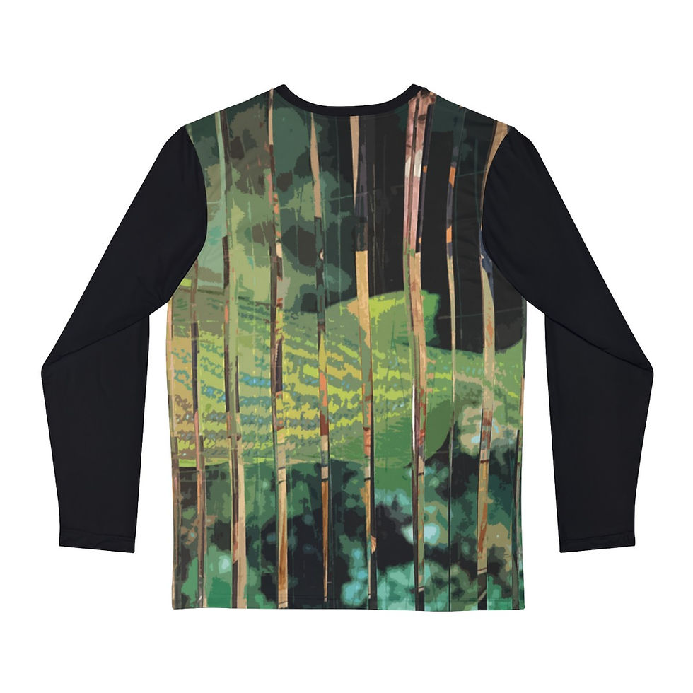 Thumbnail: Men's Long Sleeve Shirt (AOP) - "Urban Reflection"