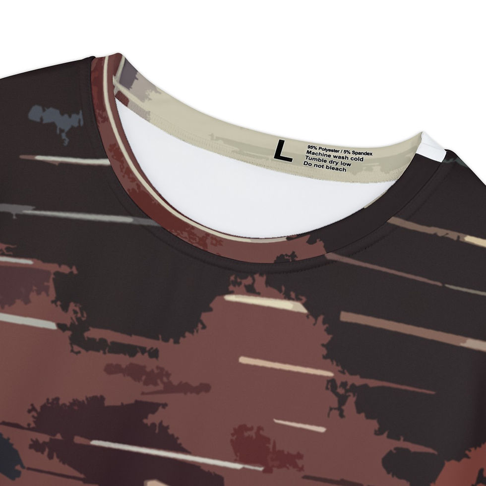 Thumbnail: Women's Short Sleeve Shirt (AOP) - "Urban Layers"