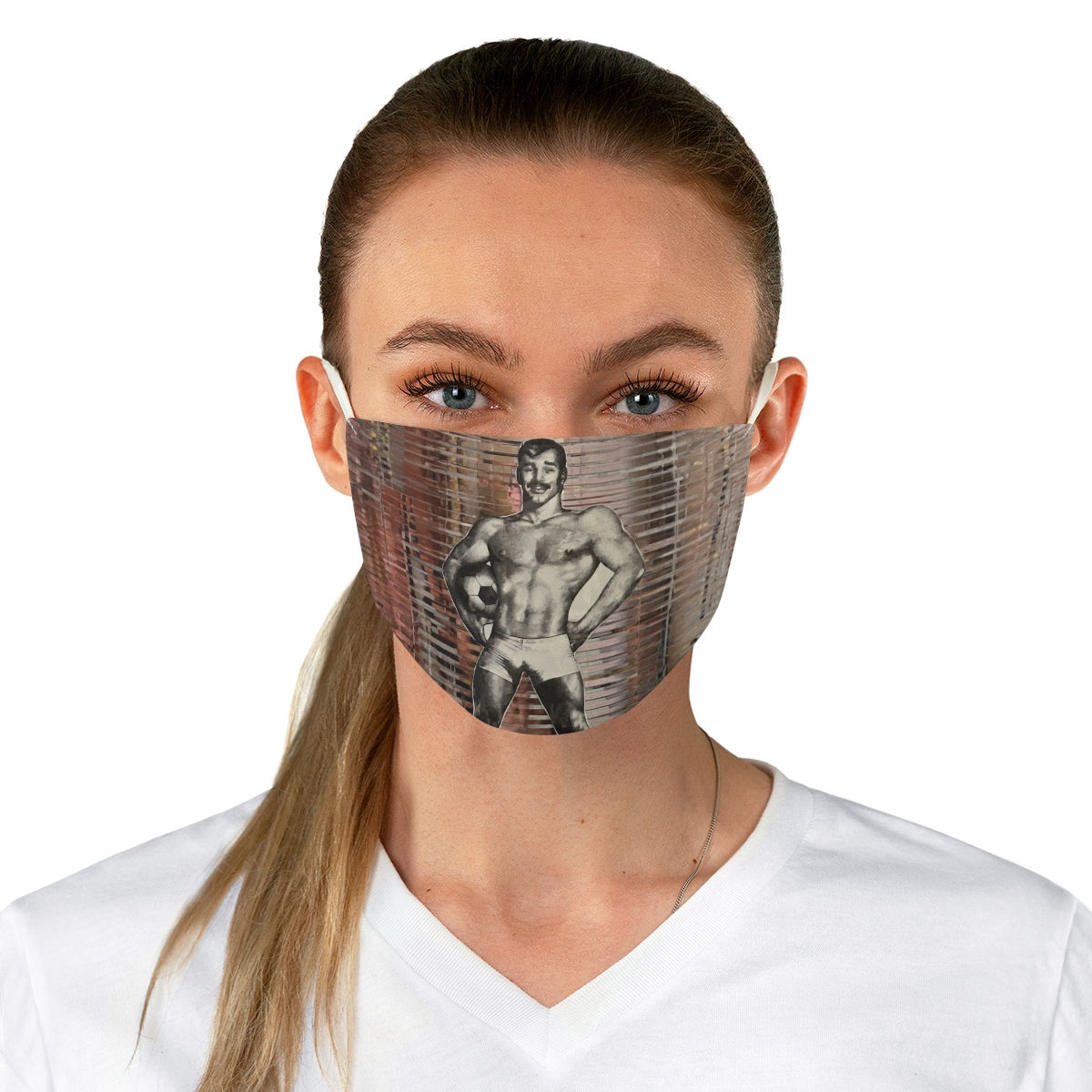 Fabric Face Mask - "Sculpted Strength"