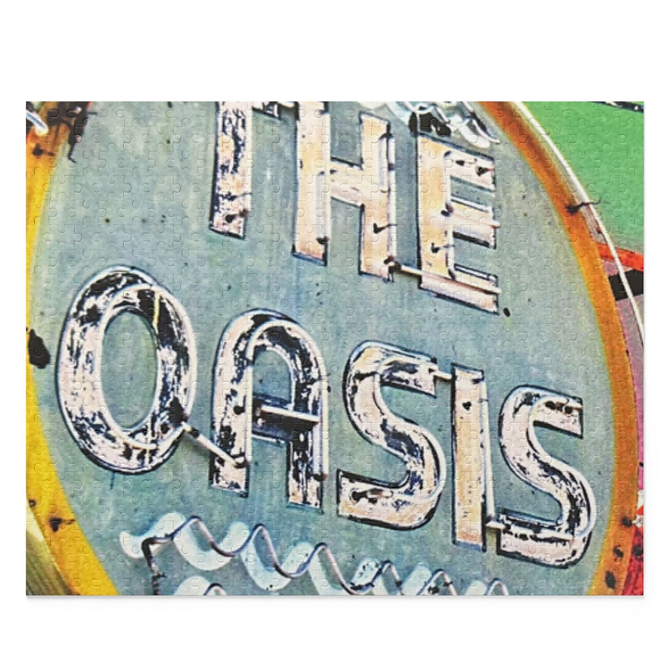 Thumbnail: Puzzle (120, 252, 500-Piece) - "Retro Oasis"