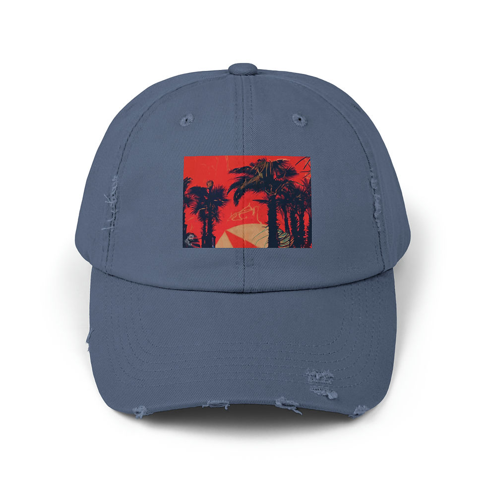 Thumbnail: Unisex Distressed Cap