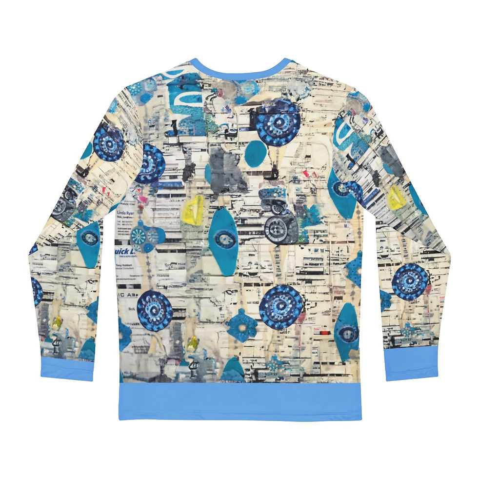 Thumbnail: Men's Long Sleeve Shirt (AOP) - "Vintage Collage"