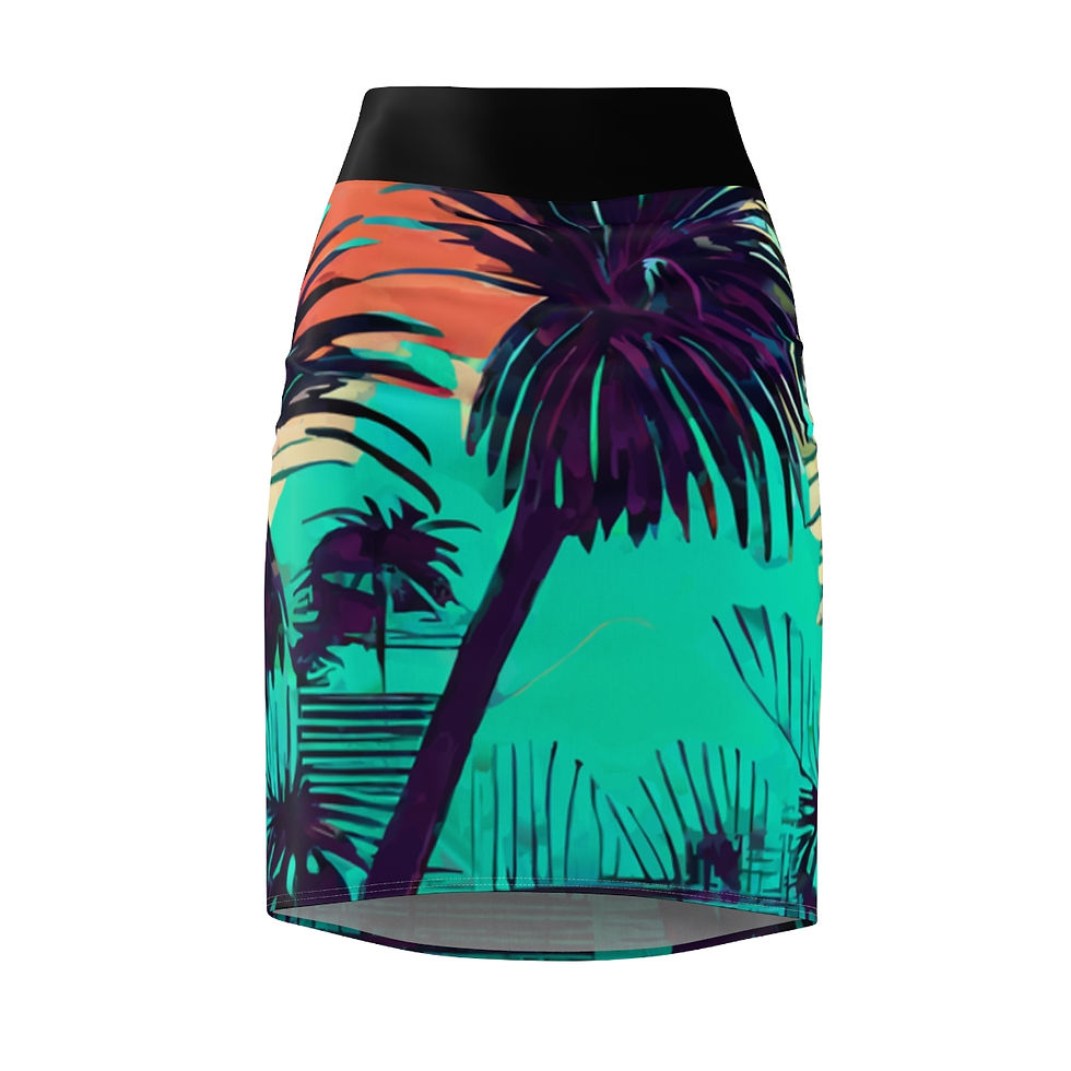 Thumbnail: Women's Pencil Skirt (AOP)