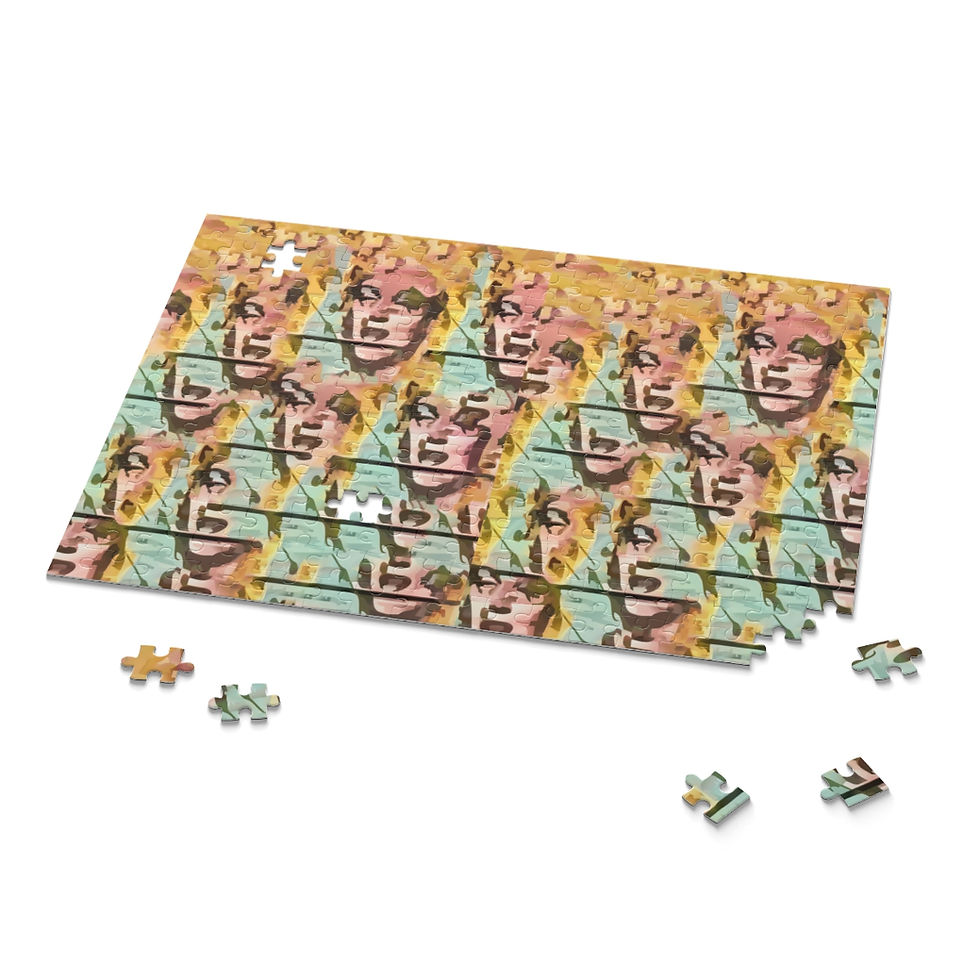 Thumbnail: Puzzle (120, 252, 500-Piece) - "Faceted Reflections"