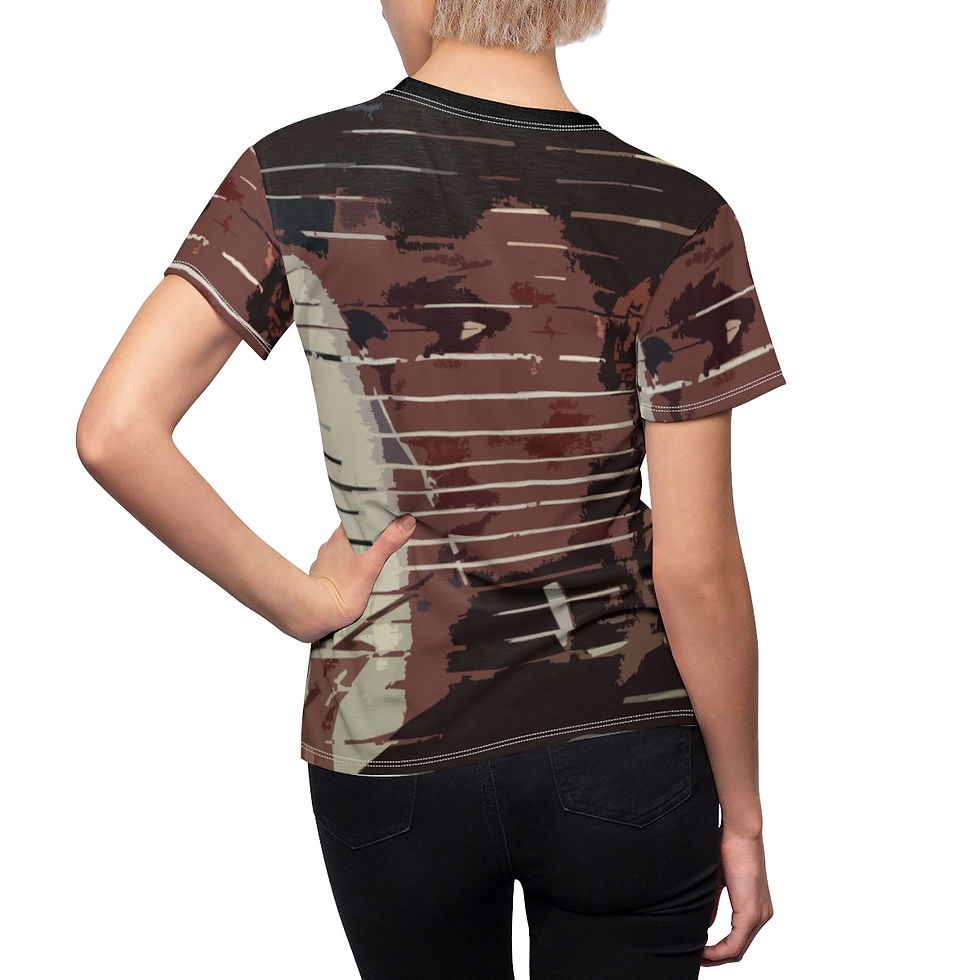 Thumbnail: Women's Cut & Sew Tee (AOP) - "Urban Warrior"