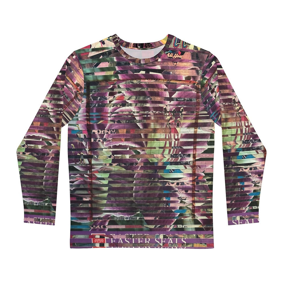 Thumbnail: Men's Long Sleeve Shirt (AOP) - "Vivid Tapestry"