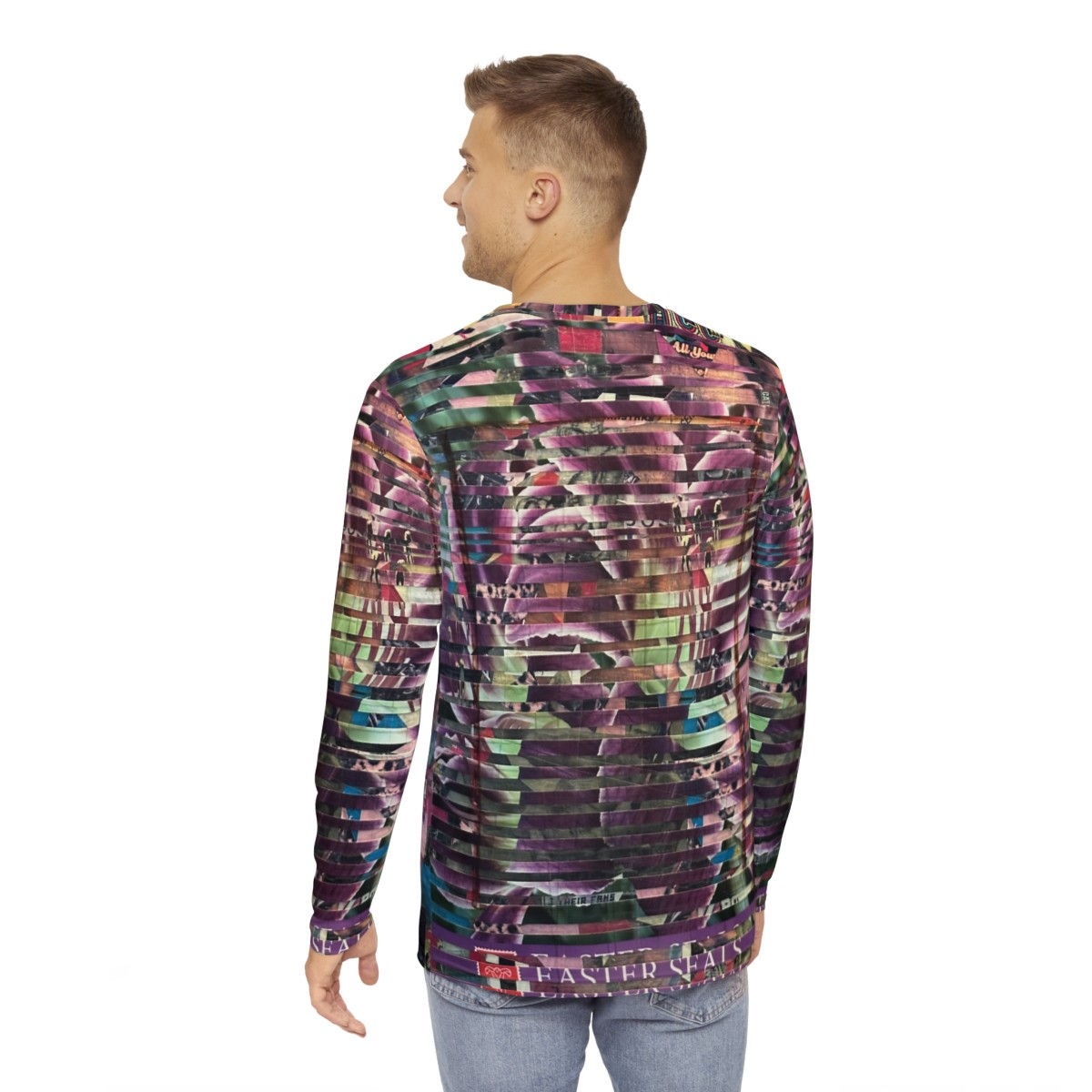 Men's Long Sleeve Shirt (AOP) - "Vivid Tapestry"
