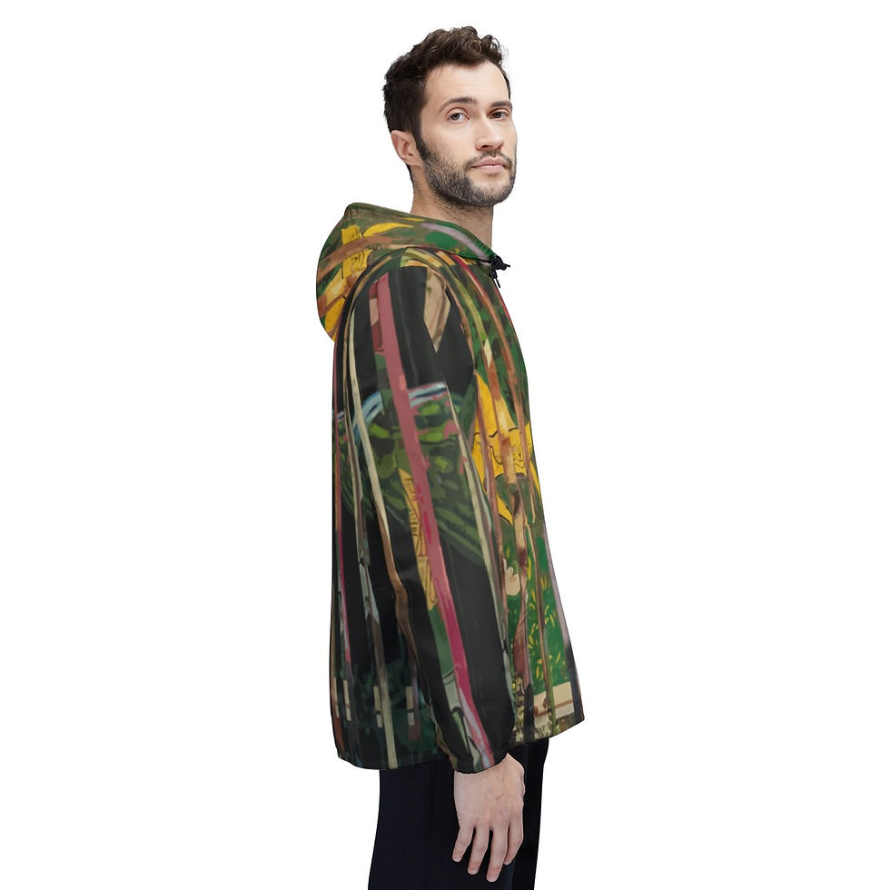 Thumbnail: Windbreaker Jacket (AOP) - "Tropical Serenade"