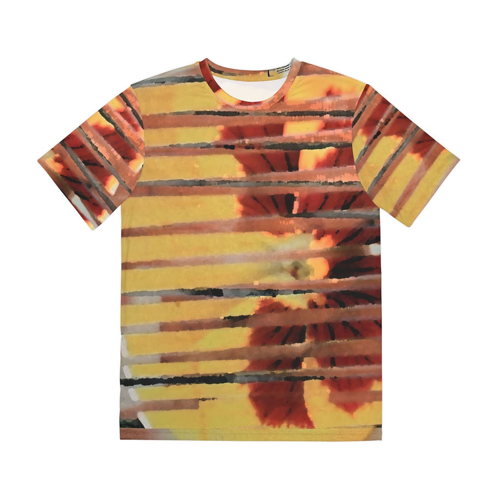 Thumbnail: Men's Polyester Tee (AOP) - "Sunlit Floral"
