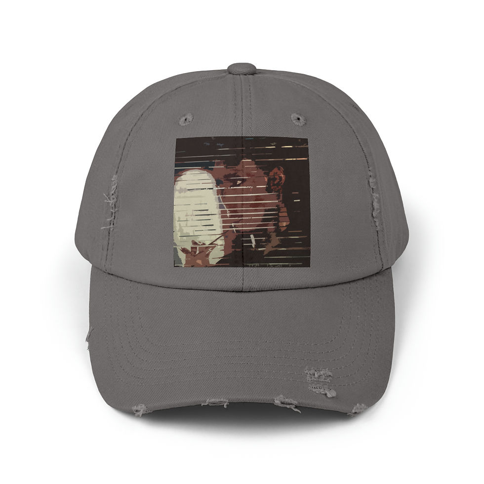 Thumbnail: Unisex Distressed Cap