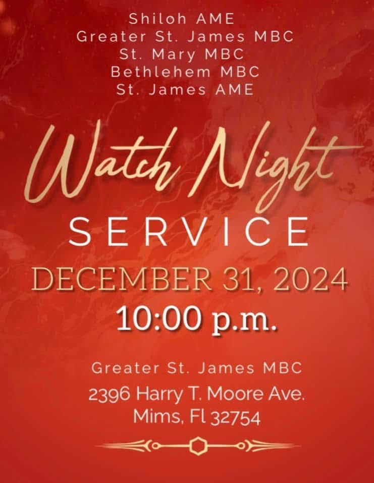 Watch Night Service-Shiloh and St. James AME