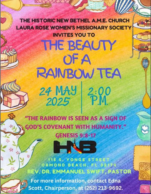 WMS Rainbow Tea-Historic New Bethel AME