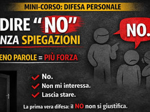 Dire NO senza spiegazioni: la prima vera difesa