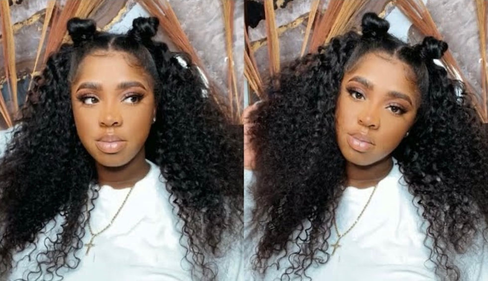 Thumbnail: Curly v- part Wig