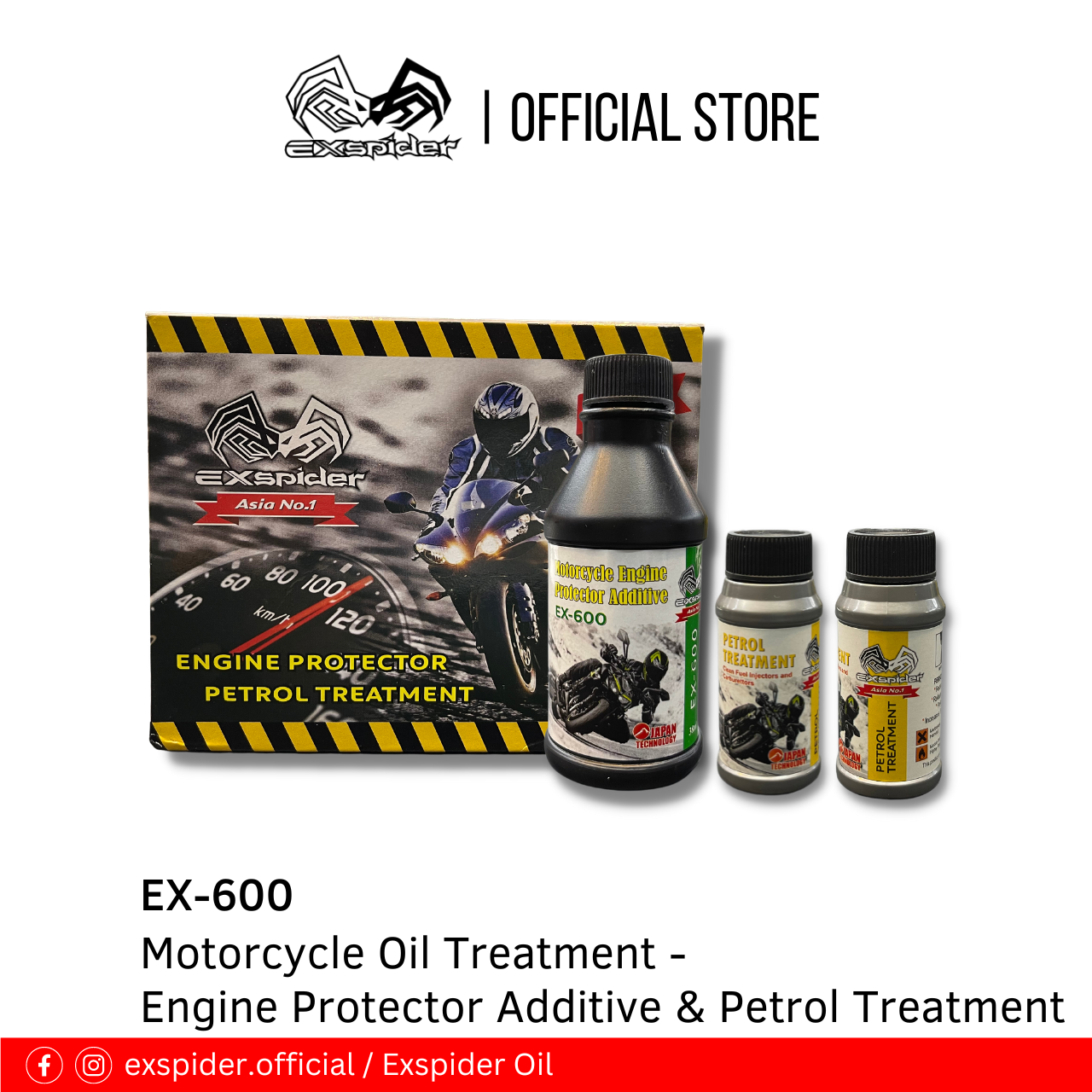 EX-600 OIL TREATMENT FOR MOTORCYCLE