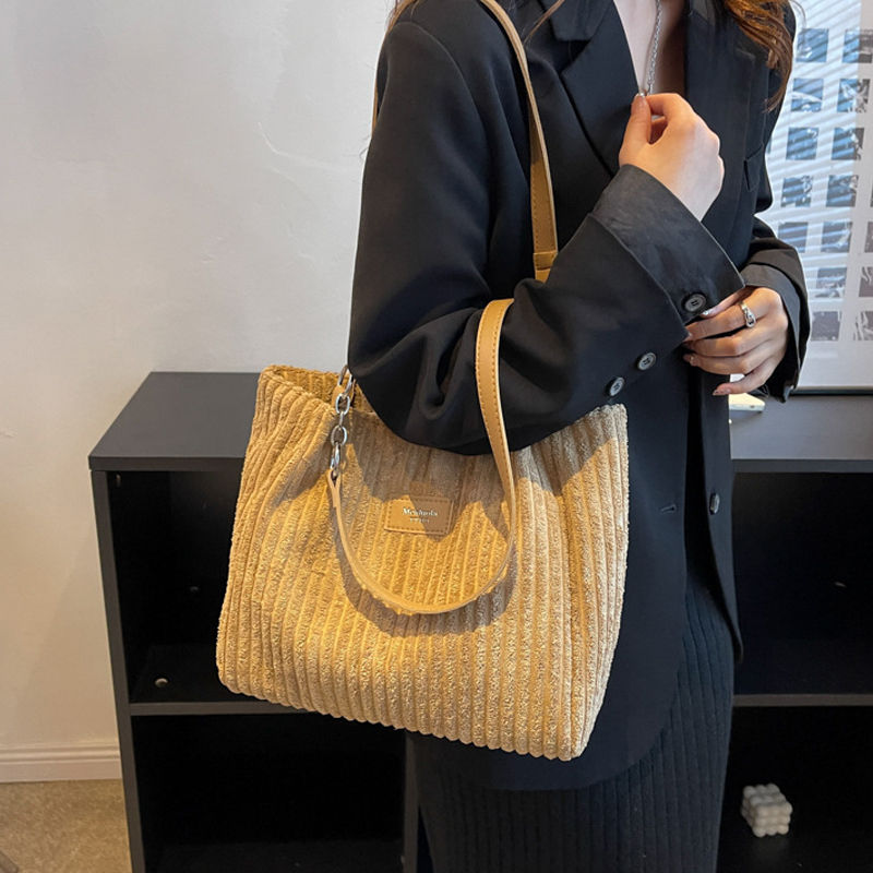 Thumbnail: Women’s Corduroy Shoulder Bag