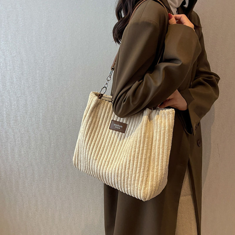 Thumbnail: Women’s Corduroy Shoulder Bag