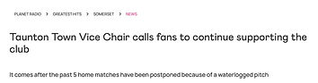 A photo of a web article