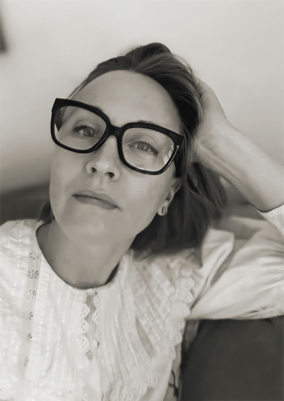 Porträtt av Lina Stjernlin på Stjernlin Studio.