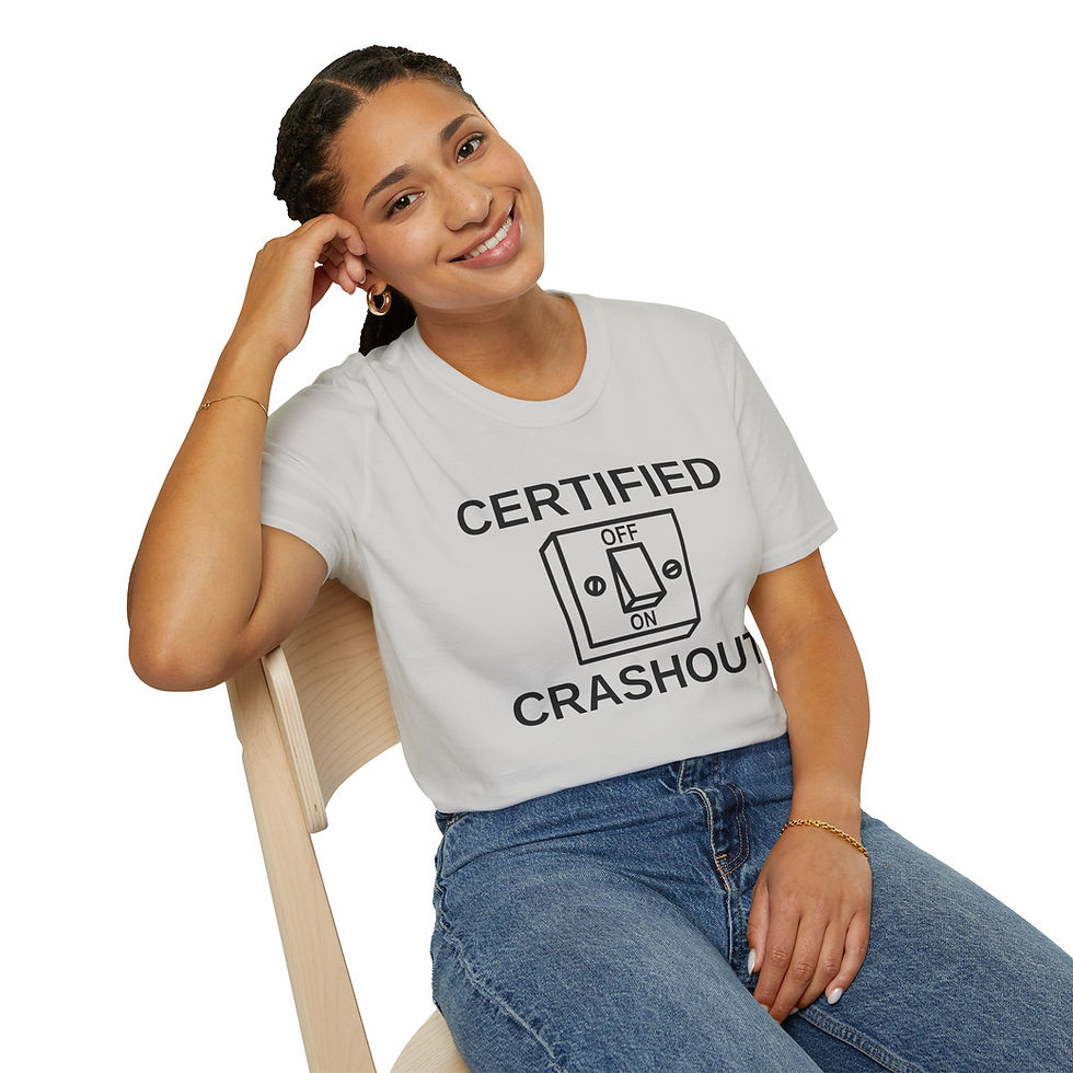 Thumbnail: Certified Crashout Softstyle Tee, Funny, Family Shirt, Cute, Switch