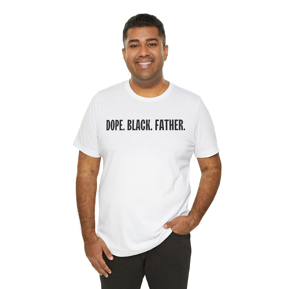 Thumbnail: Dope Black Father Unisex Tee | Perfect Gift for Dads, Father's Day, Casual Wear,