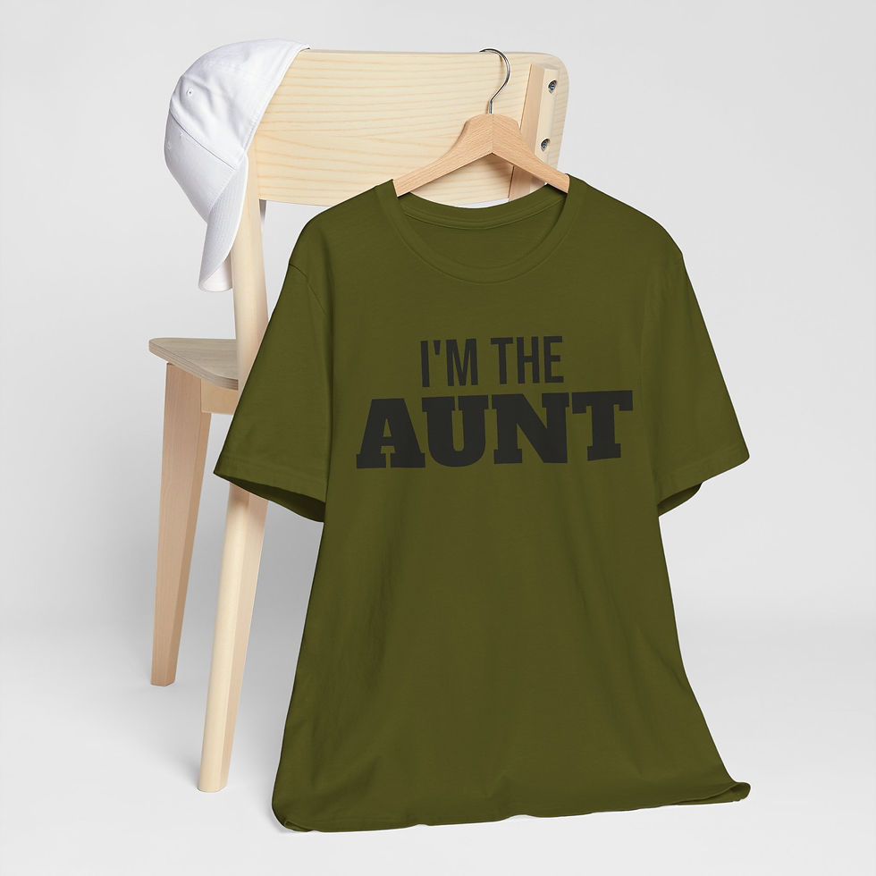 Thumbnail: I'M THE AUNT T-Shirt — Funny Aunt Graphic Tee, Gift for New Aunts