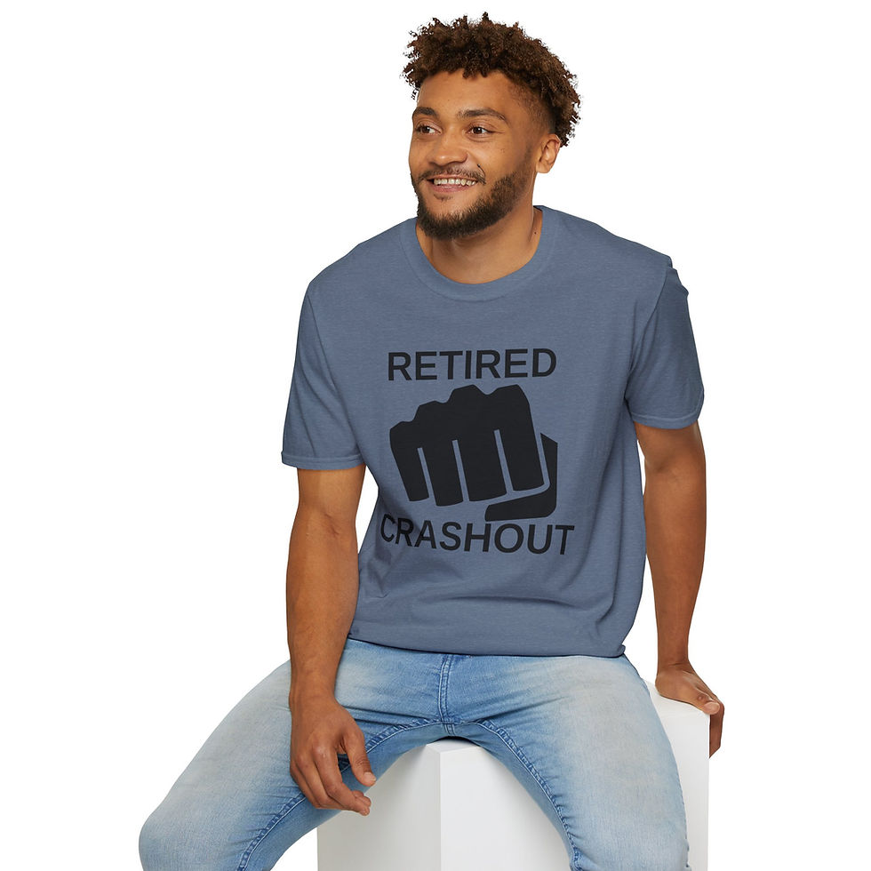 Thumbnail: Retired Crashout Softstyle Tee, Funny, Punch, Family Shirt, Great for all
