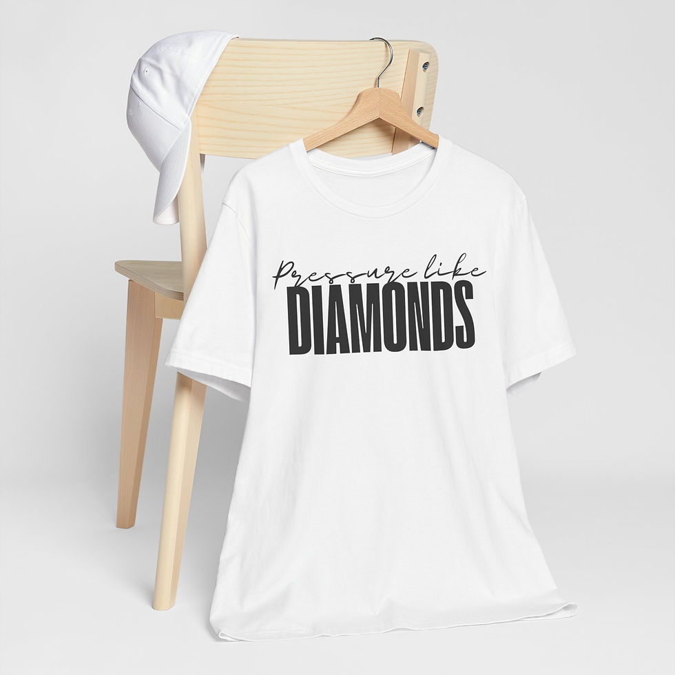 Thumbnail: Pressure Like Diamonds T-Shirt – Motivational Graphic Tee