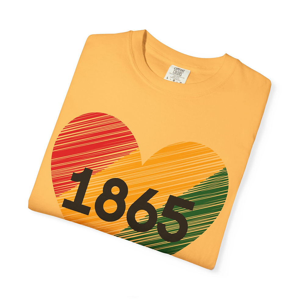 Thumbnail: Heart 1865 Unisex T-Shirt, Gift for History Lovers, Anniversary Celebration
