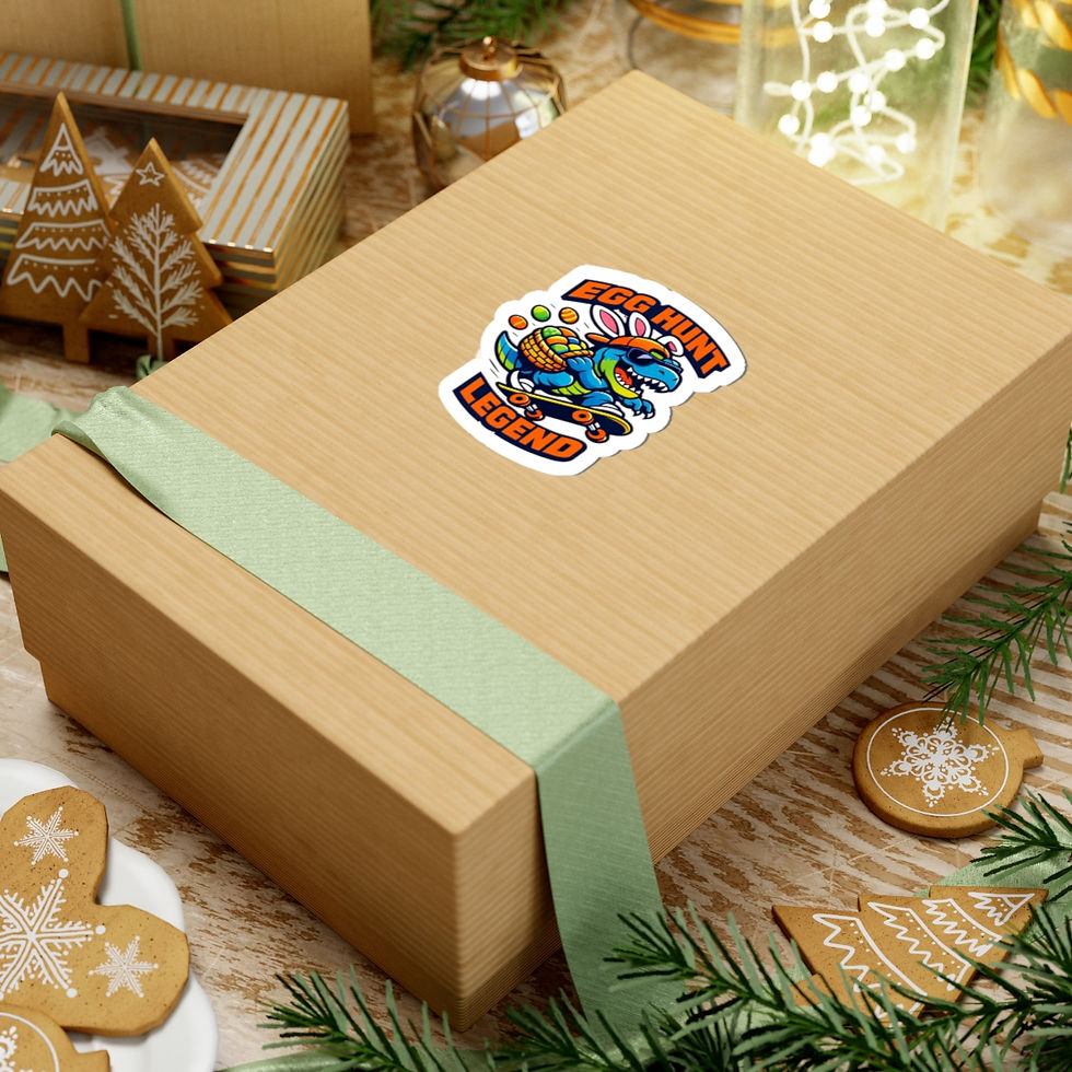 Thumbnail: Egg Hunt Legend Sticker | Boys Easter, Dinosaur Egg, Skateboard Camo