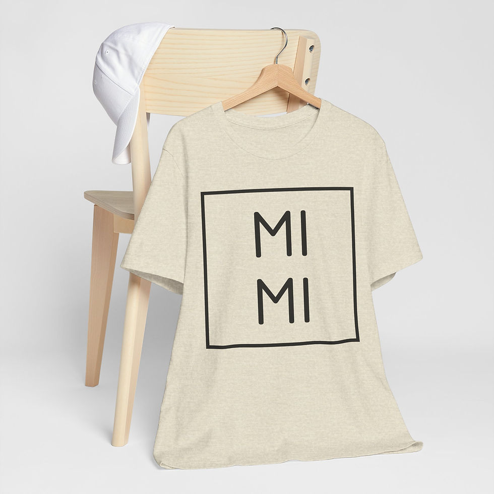 Thumbnail: Minimalist Square T-Shirt — MIMI Graphic Tee
