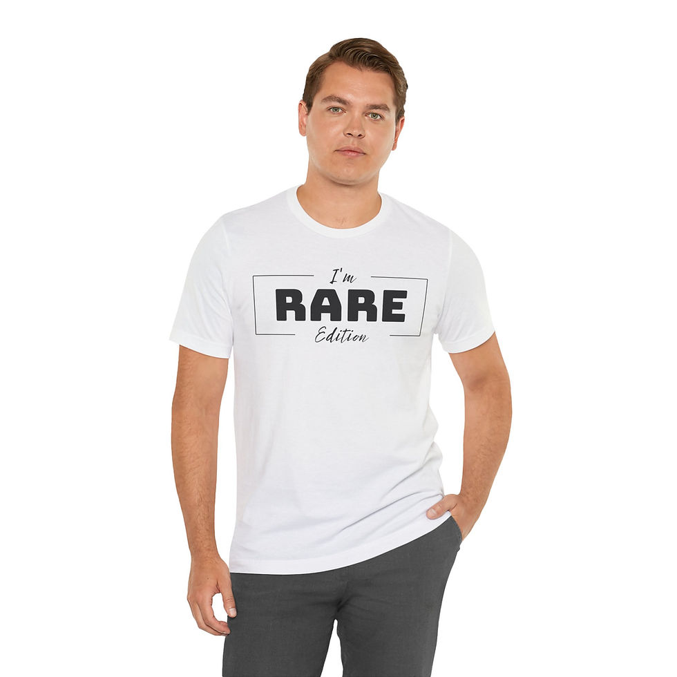 Thumbnail: Rare edition tee, Unisex Jersey Short Sleeve Tee, great for family