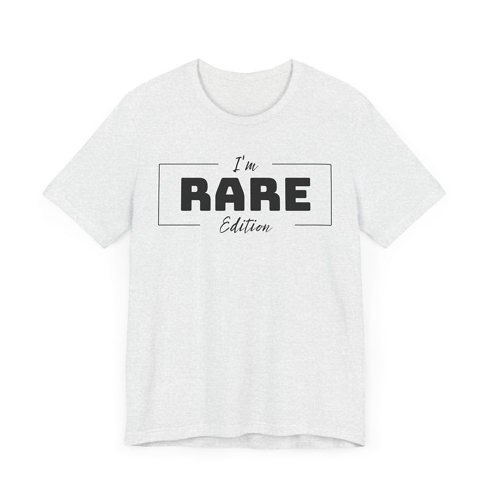 Thumbnail: Rare edition tee, Unisex Jersey Short Sleeve Tee, great for family