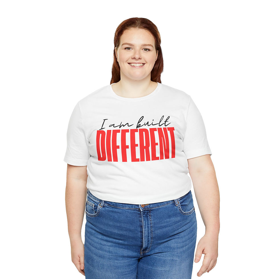 Thumbnail: I Am Built Different Tee - Bold Inspirational Graphic T-Shirt