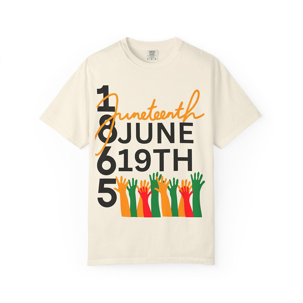 Thumbnail: Celebratory Juneteenth Tee, Unisex Graphic Tee, Black History Month, June 19th