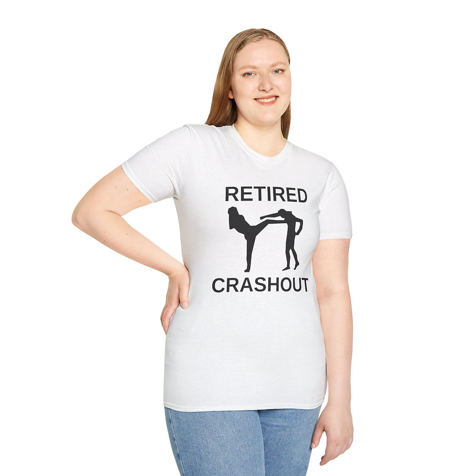 Thumbnail: Retired Crashout Softstyle Tee, Funny, Family Shirt, Cute, Fist