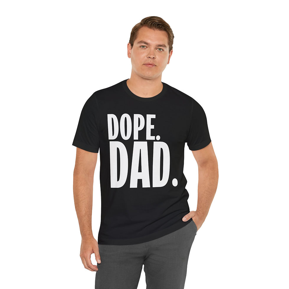Thumbnail: Unisex Jersey Short Sleeve Tee - Perfect for Everyday Comfort, Dope Dad Shirt