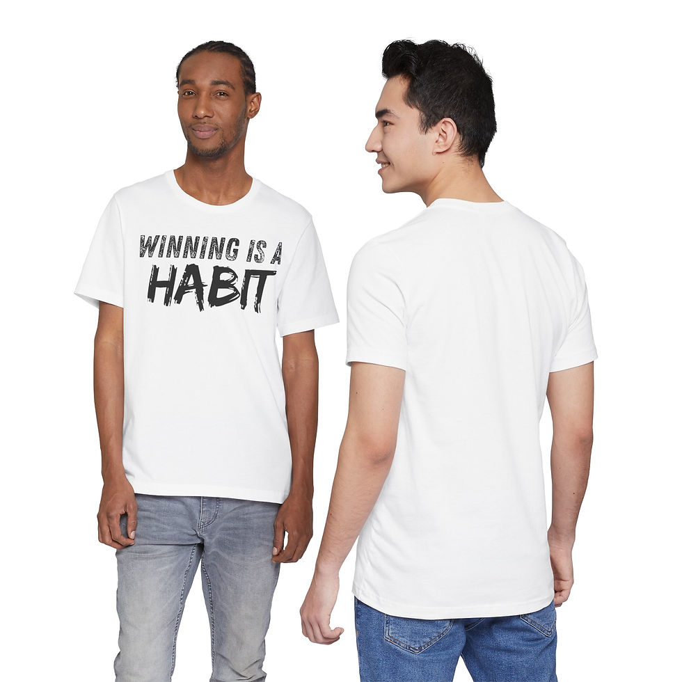 Thumbnail: Winning Is A Habit T-Shirt – Motivational Graphic Tee