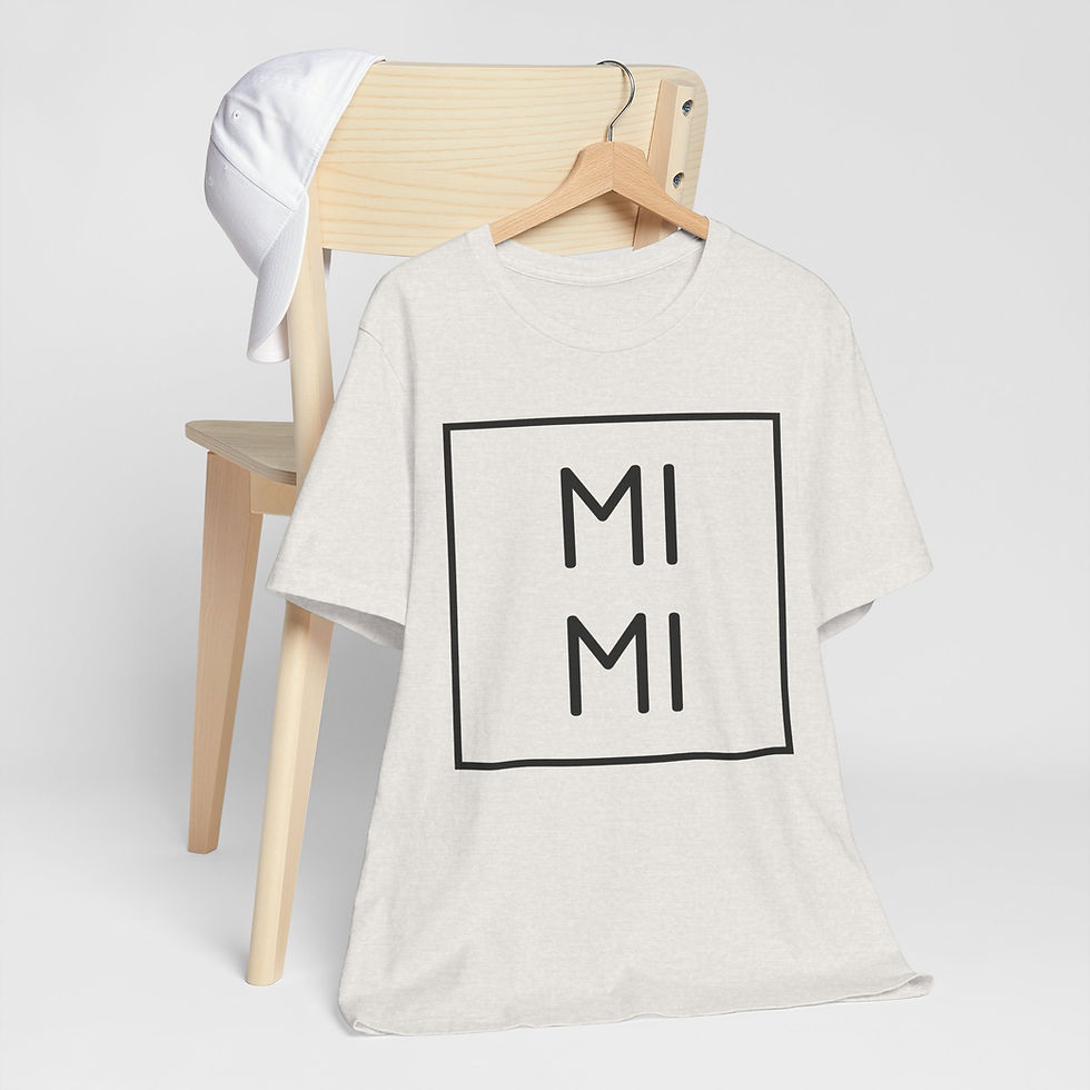 Thumbnail: Minimalist Square T-Shirt — MIMI Graphic Tee