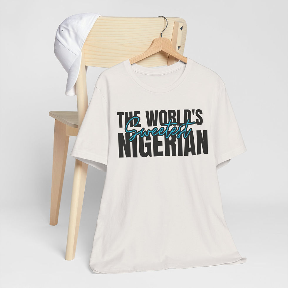 Thumbnail: The World's Sweetest Nigerian Tee — Graphic Short Sleeve Shirt