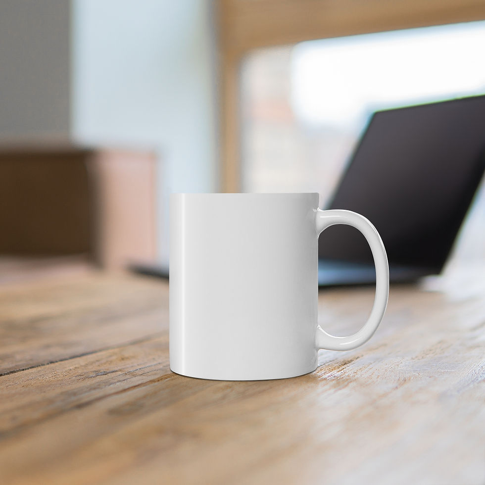 Thumbnail: Cute Ceramic Mug for Coffee Lovers, Gift for Mom, Tea Cup, 11oz